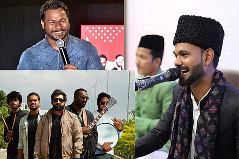 Artistes performing at the event