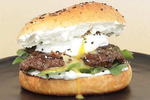 Ribeye Steak Bagel Sandwich