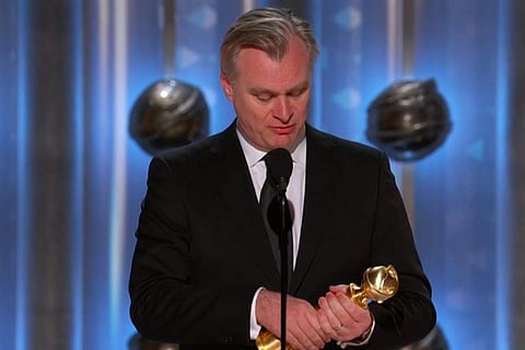 Christopher Nolan wins Best Director at the GoldenGlobes