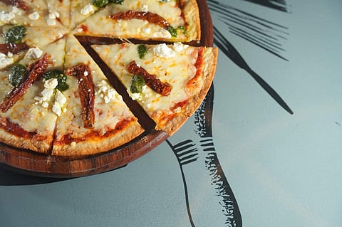 Pizza with Goat's cheese