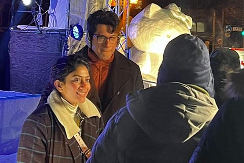 Junaid Khan and Sai Pallavi in Japan