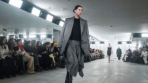 In frame: Fashion from Michael Kors fall/winter collection is modeled during Fashion Week