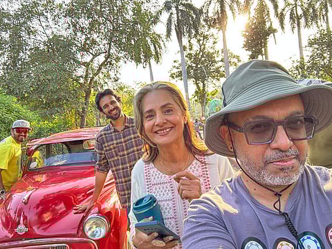 Kitu Gidwani shares a BTS selfie from the shoot