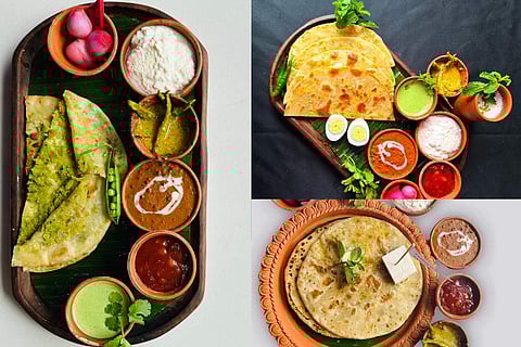 Parathas from NX Hotel