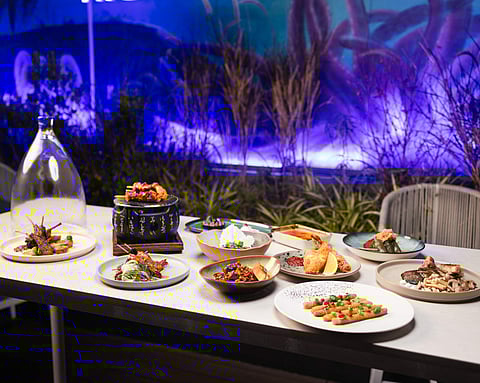 Dishes from the lounge's new menu