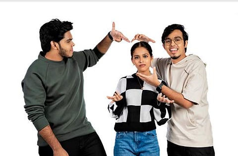 In frame: Roshan Sebastian and his siblings, Robin Sebastian and Riya Sebastian