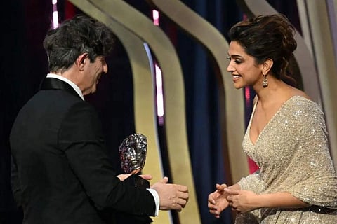 Deepika Padukone with Jonathan Glazer