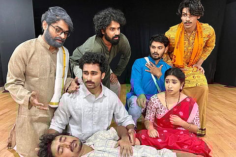 A scene from the play