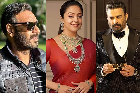 Ajay Devgn, Jyotika and R Madhavan