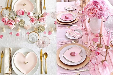 valetine's day picture perfect tablescape