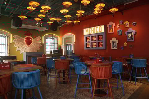 A glimpse of the interior