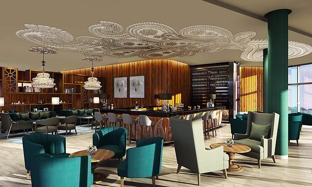 Want a drink? Drop by at the Peacock Bar