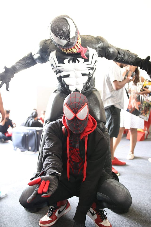 Venom and Spiderman