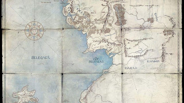 Amazon’s map of Middle Earth