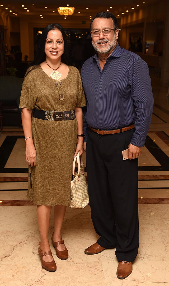 <em>Vinolia & Antony Lobo at G7 SumEat, Radisson Blu Hotel GRT</em>