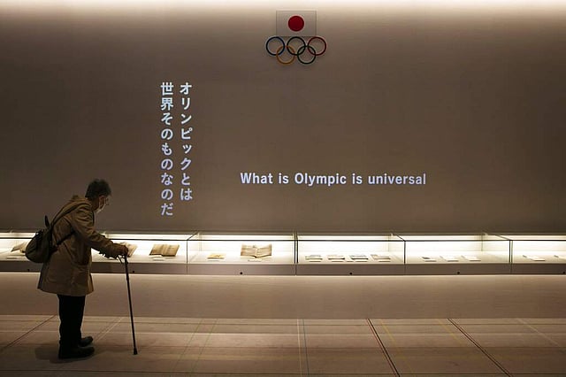 <em>Tokyo Olympic Museum (AP Photo/Jae C Hong)</em>