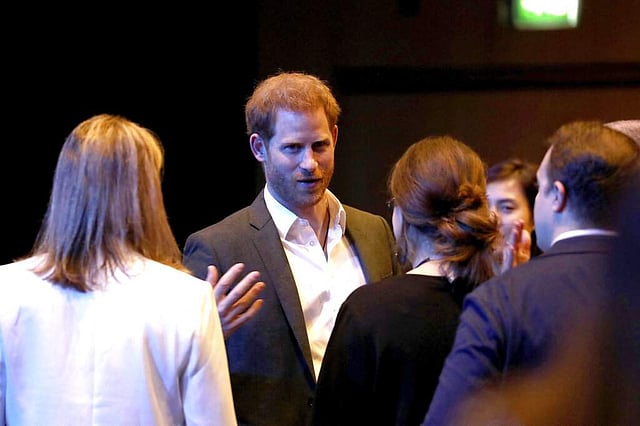 <em>Prince Harry in Edinburgh (Andrew Milligan/Pool Photo via AP)</em>