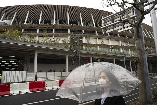 <em>At the New National Stadium, Tokyo (AP Photo/Jae C Hong)</em>