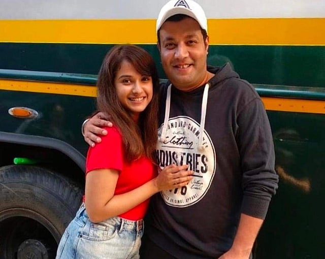 <em>Disha Salian with a friend (Photo: IANS)</em>