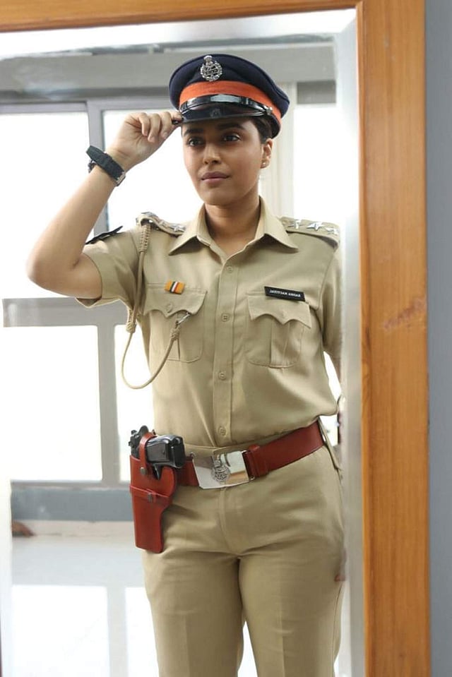 <em>Swara Bhasker as ACP Radha Nautiyal in web series Flesh</em>