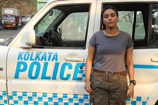 <em>Swara Bhasker as ACP Radha Nautiyal in web series Flesh</em>