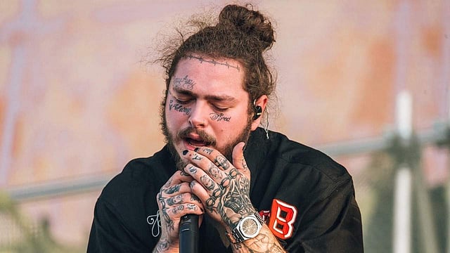 Some of Post Malone's tattoos