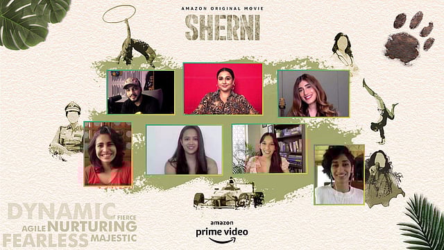 Vidya Balan, Raftaar, Akasa, and the women featured in Main Sherni