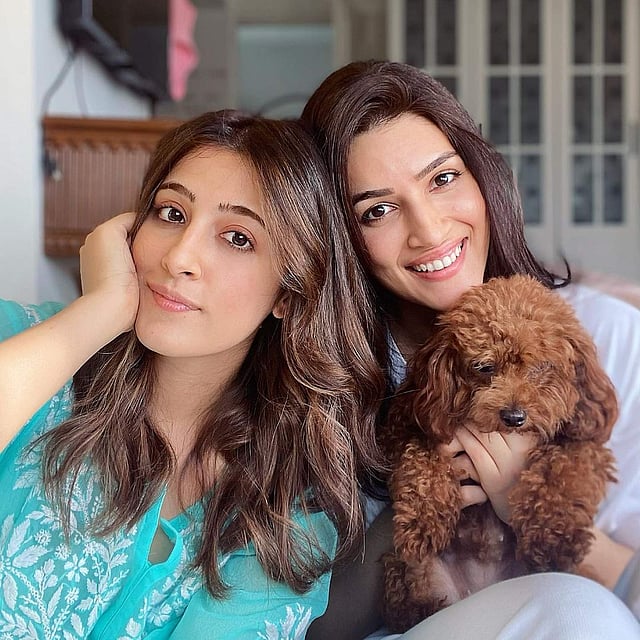 Nupur and Kriti Sanon