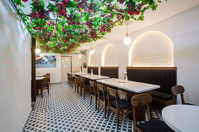 <em>A glimpse of the interiors at Amalfi</em>