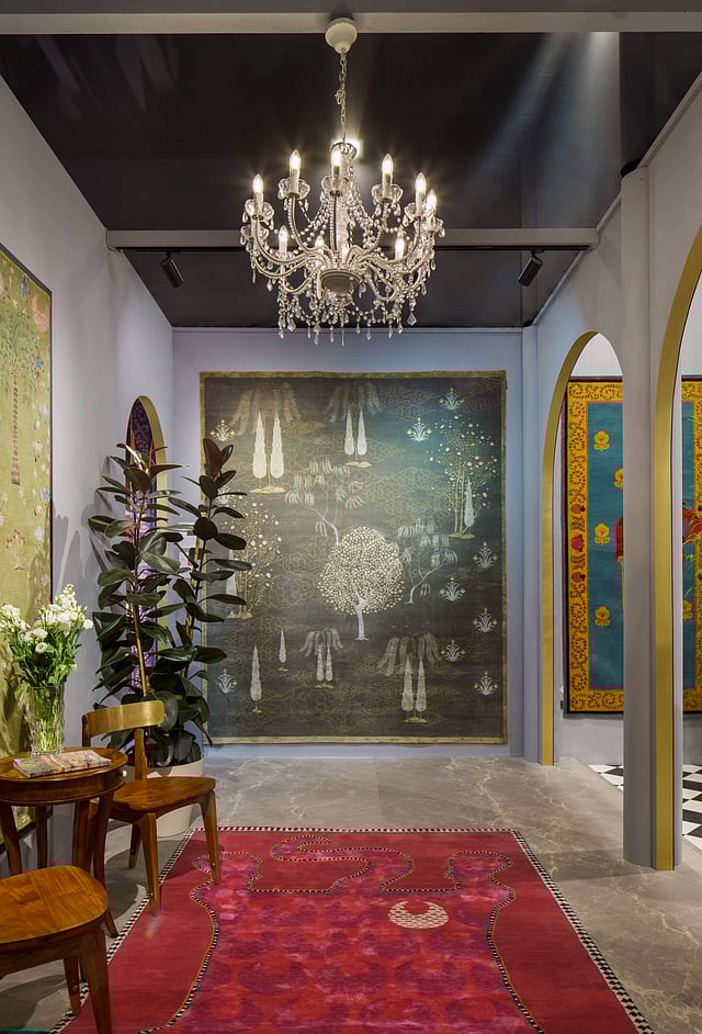 Carpets at Salone del Mobile