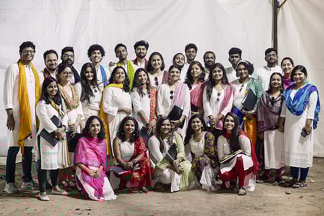 The songs in the EP each feature 25 voices from The Indian Choral Ensemble