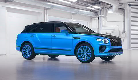 The Bentley Bentayga Kingfisher EWB