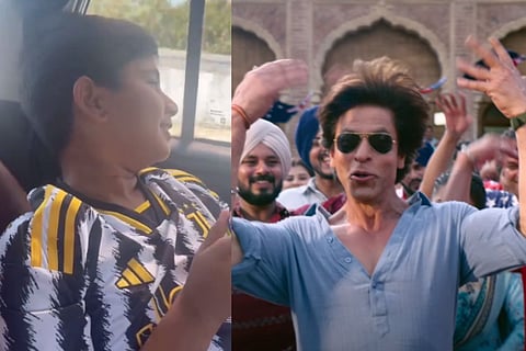 In Frame: Allu (L), SRK in Lutt Putt Gaya (R) 