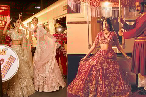 Shanaya Kapoor plays muse to Ridhi Mehra's bridal edit