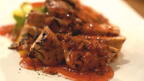 Hershey's Strawberry Flavor Glazed Chicken