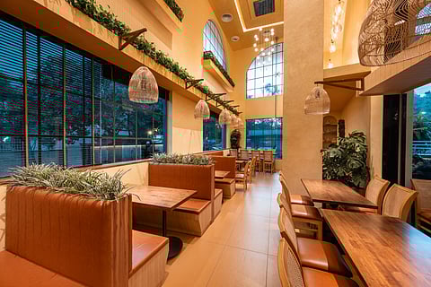 Interiors of the restaurant 