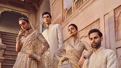 Capturing the essence of timeless style across luxury prêt and couture, ensembles from Tarun Tahiliani’s latest edit boast the vibrancy of spring-summer