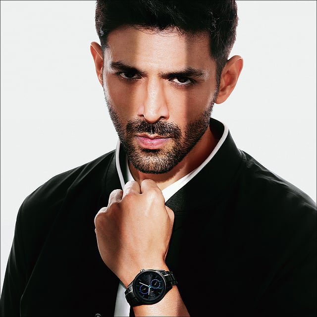 Kartik Aaryan wearing Armani Exchange’s new Summer/Spring 2024 Collection