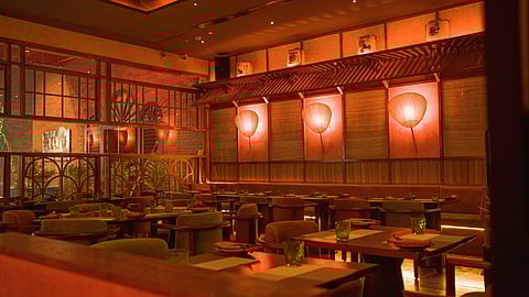 The interiors of the restaurant