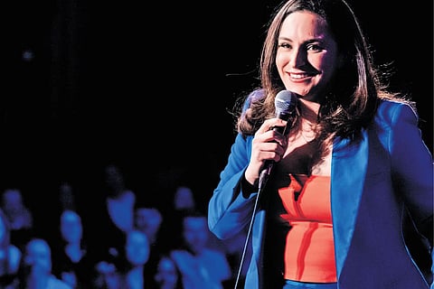 In frame: Janine Harouni