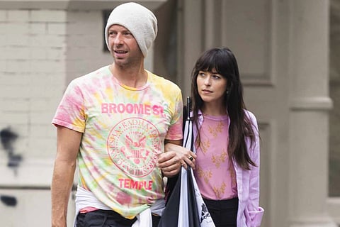 In Frame: Chris Martin, Dakota Johnson