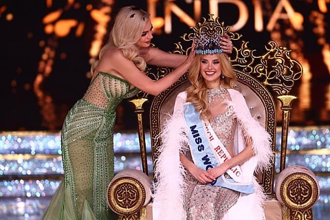 In frame: Krystyna Pyszková