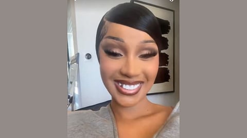 Cardi B's tooth comes off after she chews on a hard bagel