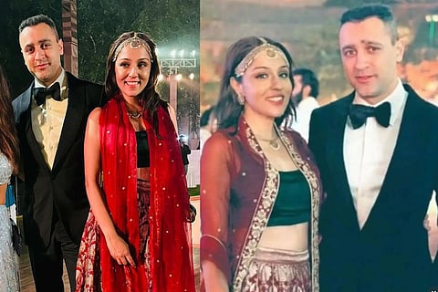 In frame:Imran Khan and Lekha Washington