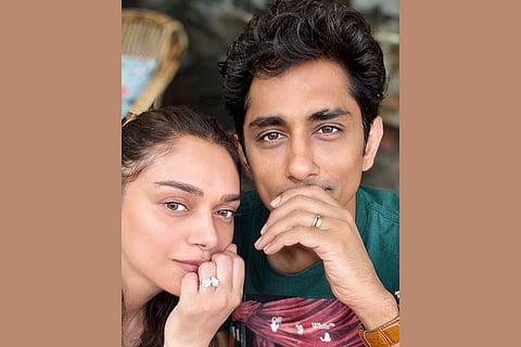 Aditi Rao Hydari, Siddharth confirm engagement with adorable click