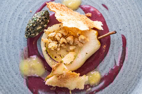 Baked Camembert & Spiced Pear