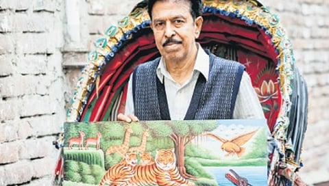 Bangladeshi rickshaw art Syed Ahmed Hossain