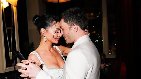 Amy Jackson and Ed Westwick drop pictures from their intimate engagement party in London