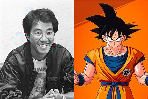 In frame: Akira Toriyama, the creator of Dragon Ball series