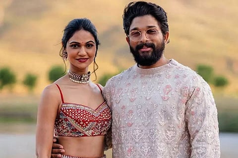 In Frame: Sneha Reddy, Allu Arjun